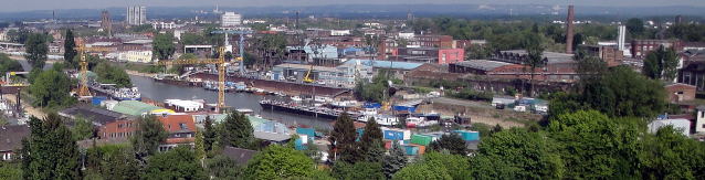 Mühlheimer Hafen ミュールハイマー港