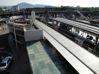 フライブルク　中央駅ホーム