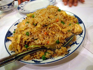 中華料理店　HO LIN WAH　炒飯