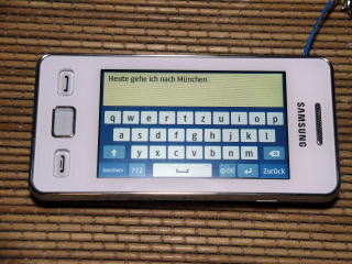 Samsung Star Ⅱ GT-S5260　メモ画面