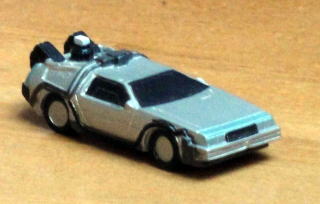 Delorean DMC-12　バック・トゥ・ザ・フューチャー・モデルのミニカー。