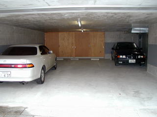我が家の車庫